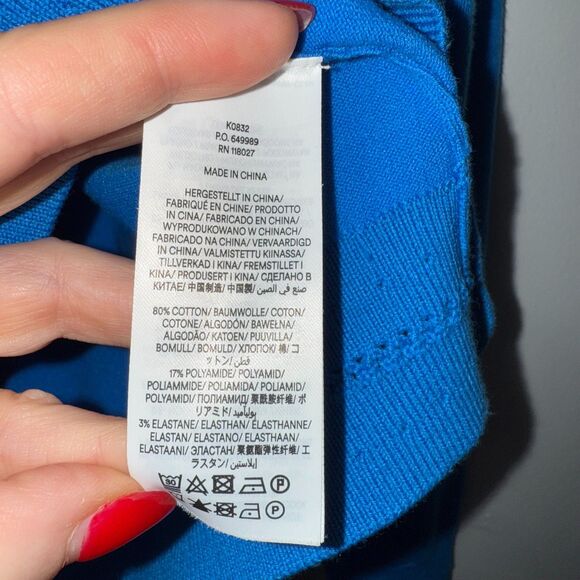 Boden Catriona Cotton Cardigan Sweater - Light Blue M - Picture 8 of 8